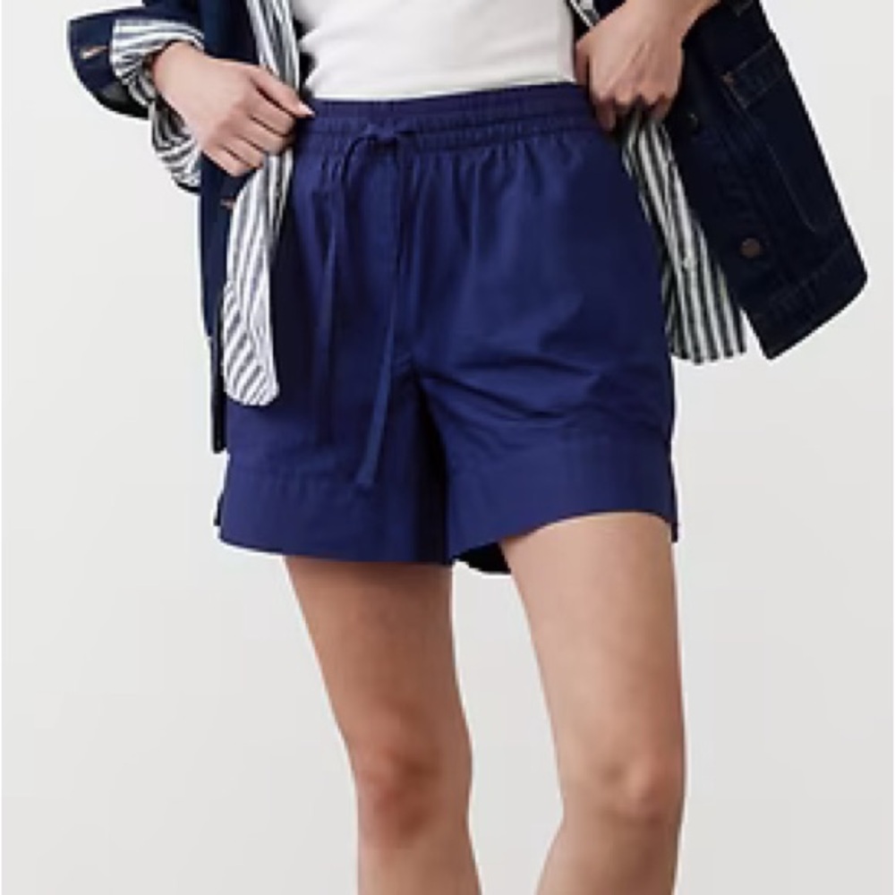NEW Banana Republic | 100% Cotton Navy Blue Drawstring Shorts